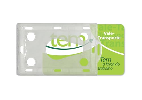 Protetor/Porta Bilhete Único Com Cordão Retrátil Roller Clip (Cinza)