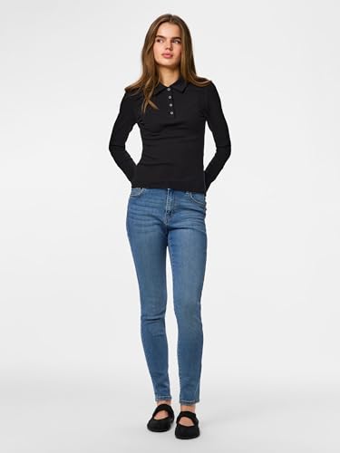 Polo Pckitte de mujer PIECES en algodon de manga corta ajustable 6
