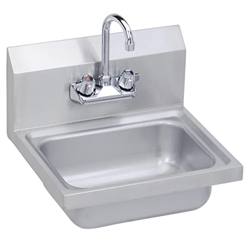 Elkay SEHS-17X 20 Gauge Stainless Steel Hand Sink with Fauce...