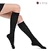 Fytto 1007 Women’s Compression Socks – Stylish, Lightweight & Breathable 15-20mmHg Flight Stockings – Professional Support for Business & Travel, Classic, Black, Medium