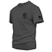Dion Wear Men's Short Sleeve Graphic T-Shirt - One Nation Under God, Grey, Large