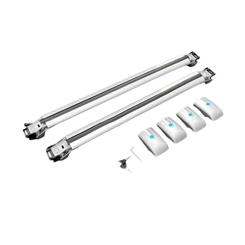 Barres de toit pour BYD Shark 2024 2025 verrouillables argentées 70 kg