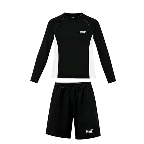 Camiseta de manga larga anti UV y pantalones de buceo de secado rápido versátil para hombre