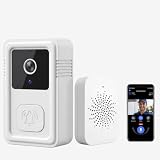 SYCAMTC Video Doorbell Camera Wireless with Chime, 2-Way Aud...