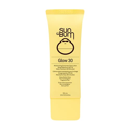 Sun Bum Original SPF 30 Glow Sunscreen Lotion Vegan and Reef Friendly (Octinoxate & Oxybenzone Free) Broad Spectrum Moisturizing UVA/UVB Sunscreen Lotion with Vitamin E 2 oz,Tinted