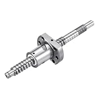 QUARKZMAN BallScrew SFU1204 (Durchmesser 12mm, Steigung 4mm, Länge 150mm) mit Kugelgewindemutter Anti-Backlash Kugelgewindespindel-Kit Standard-Endbearbeitung für BK/BF12 CNC-Maschinenteile