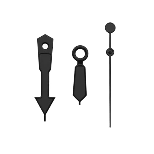 The Lord of the Tools 1 Set Watch Movements Hands Black Gray Compatible with Seiko Watches Compatible with7s26 7s36 6r15 4r15 4r35 6309 7002 NH35