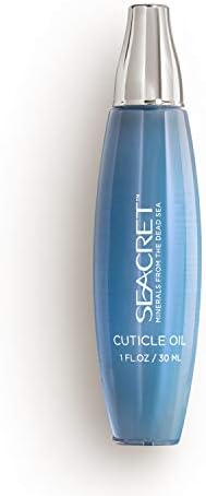 SEACRET Cuticle Oil - Nail Cuticle Oil Infused with Dead Sea Minerals, Vitamin E, Jojoba & Calendula Oils, SLS Free, Paraben Free, Hypoallergenic Tested, 1 FL.OZ.