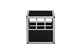 ALPUNA Transportbox N26 – Aluminium Hundebox 50×50×50 cm – Auto Hundebox