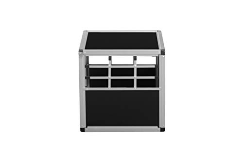 ALPUNA Transportbox N26 – Aluminium Hundebox 50×50×50 cm – Auto Hundebox