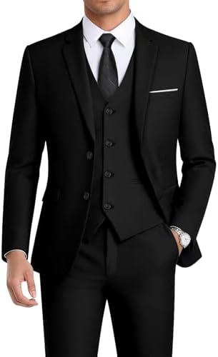 WEEN CHARM mens Classic Business Suit Pants Set