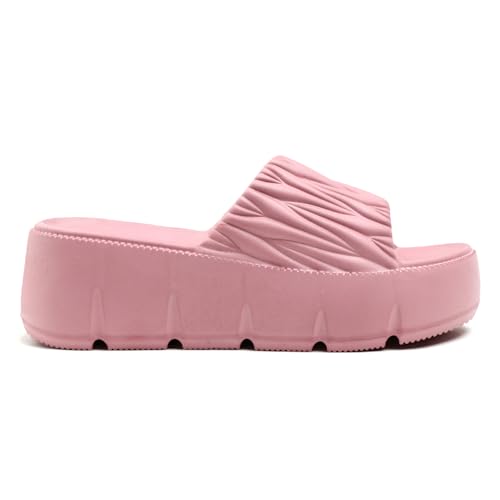 Image of EVA Women Slider | Lightweight Cushioned Slip-On Slides | Anti-Skid, Water-Friendly, Quick-Dry | Indoor /Outdoor Comfort