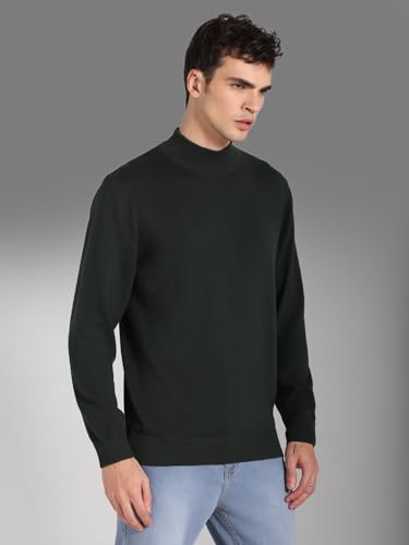 Image of HIGH Star Men's Cotton High Neck Sweater