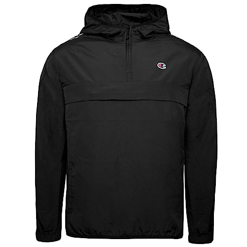 Champion Herren Legacy Outdoor Coated Woven Nylon Tape Logo Hooded Jacke,...