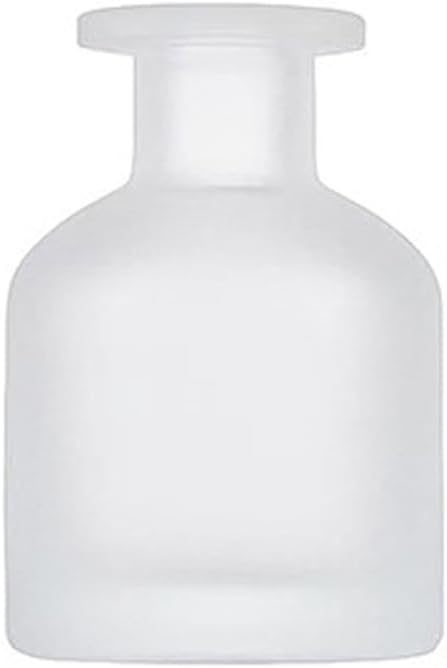 150ML/5OZ Empty White Frosted Glass Diffuser Bottles Refillable Aromatherapy Jars Essential Oil Perfume Storage Container DIY Fragrance Reed Diffuser Holders Accessories