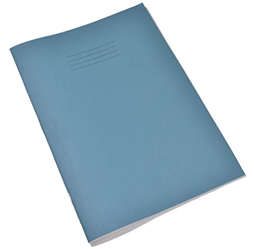 indigo® A4 Tinted Paper Exercise Book - 48 Page (Red/Pink - 10mm Squares, Pack of 1)