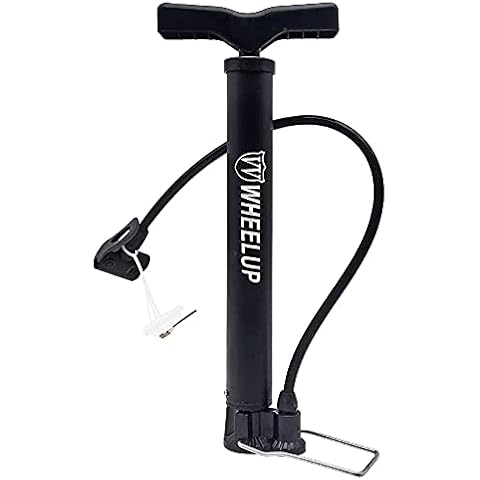 Letton Bike Pump for All Bikes, Bike Floor Pump 120 PSI with Presta & Schrader Valves, Bicycle Tire Inflator Bike Air Pump Universal Bike Tyre Pump with Ball Needles for Basketball, Inflatable Toys Cover