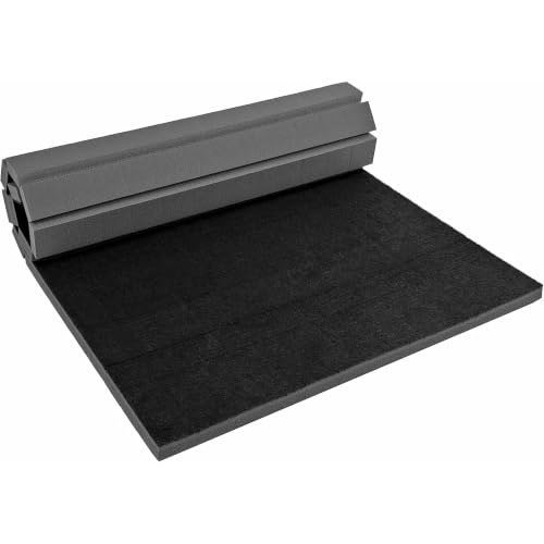 FlooringInc Rollout Carpet Cheer Mat, Purple, 5' x 10' x 1-3/8"