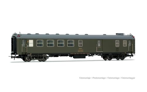 Electrotren HE4037 RENFE, 2-unit set 5000 coaches, BBD4 baggage + AAR bar, old bellows, olive green livery, ep. IV - Image 2