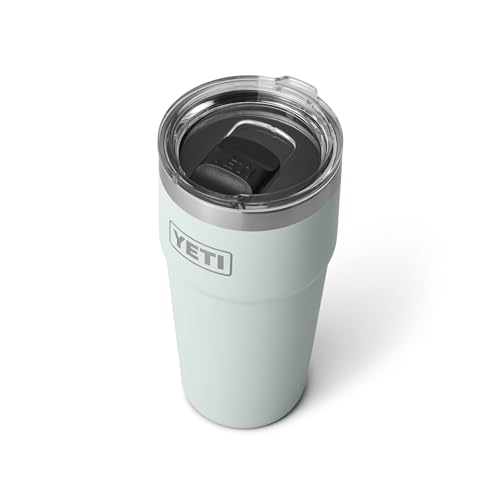 Image of YETI Rambler 20 oz Stackable Tumbler, Stainless Steel, Vacuum Insulated with MagSlider Lid