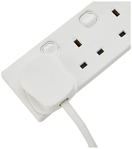 Pro Elec plpl12947 5 m 6 Gang Individually Switched Extension Lead - White - Image 3