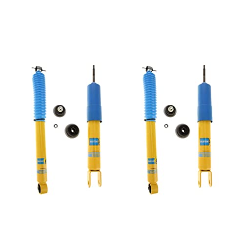 Bilstein 24-016988 & 24-187091 Front and Rear B6 4600 Suspension Shock Absorbers Fits 2005 2010 H3 and H3T With Standard Chassis - Consistent Fade Free Performance