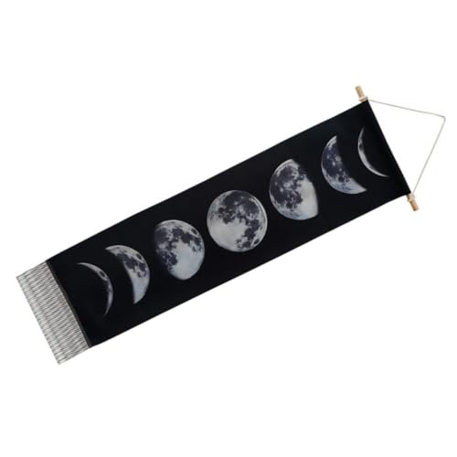 Tapiz de fases lunares Artibetter para paredes vacías en salas de meditación y descanso