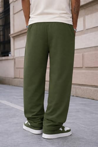 Image of Rockwell Men's Baggy Sweatpants | Cotton Terry Relaxed Fit Joggers for Men | Oversized Streetwear Track Pants | Casual Gym & Everyday Wear| 018
