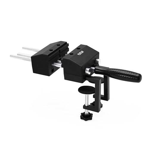 WEITARI Adjustable Angle Clamp Bench Vise or Table Vise for Woodworking, Portable Vise,Stationary,Light Duty