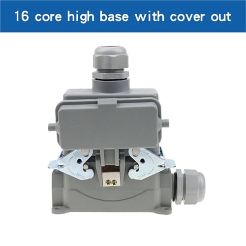 Connecteur rectangulaire robuste HDC-HE-16-5 avec embase haute de précision 16A
