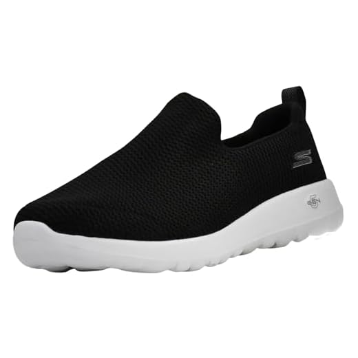 Skechers Go Walk MAX-Athletic Air Mesh Slip on Walking Shoe, Zapatillas para Caminar Hombre, Negro, 43 EU