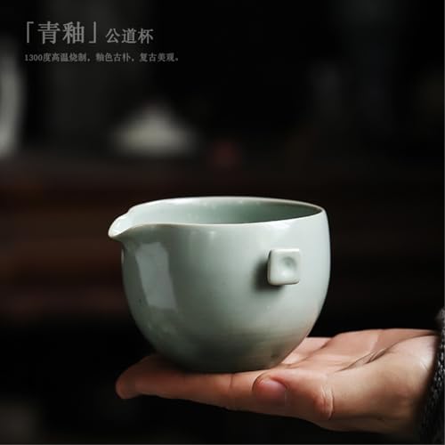Tasse en céramique verte de 150ml le cadeau rétro idéal pour amateur de thé - 5