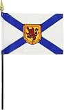 Nova Scotia - 4 in x 6 in Canadian Province Stick Flag