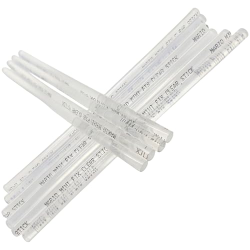 Image of Mario Mini Transparent 7mm Hot Melt Glue Sticks for 20W Glue Gun (30 Pcs) | Strong Adhesive for DIY, Art & Craft, Repairs | Mini Glue Gun Sticks