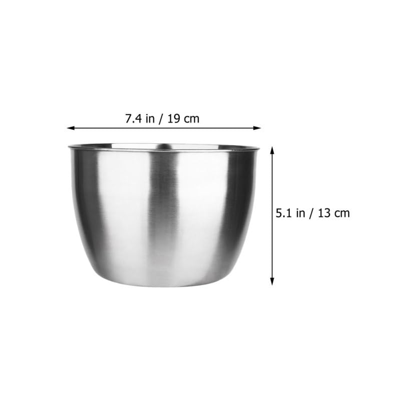 Tazón de Acero Inoxidable Hemobllo 19 cm Redondo miniatura 2