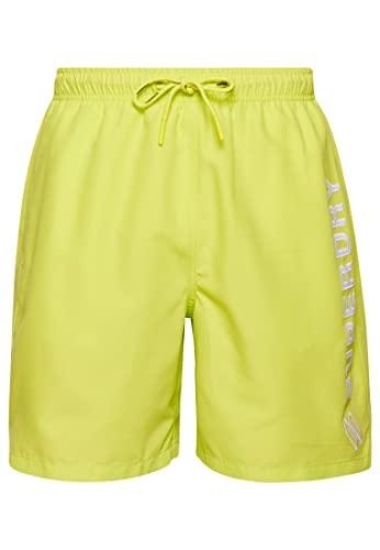 Superdry Code APPLQUE 19INCH Swim Short Electric Lime 2XL Hombre