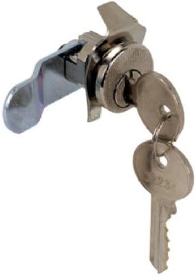 Mailbox Replacement Lock For American Device With 2 Keys, Nickel Finish