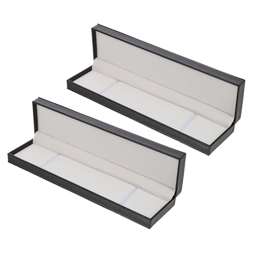 Boîte de rangement pour montres individuelle boîtier rectangulaire velours 2x