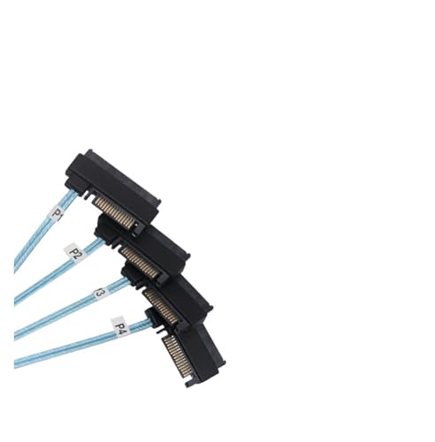 2025 PCI-E S/AS 4.0 SFF-8654 8i a 8X SATA Cord 1m miniatura 3