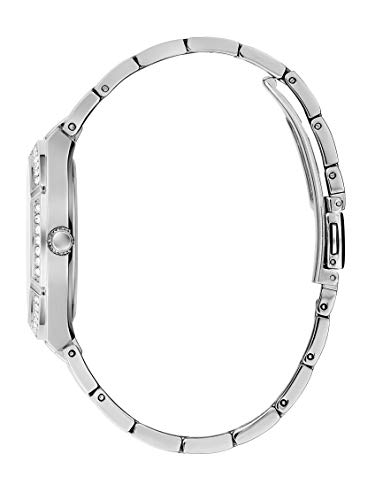 Image of GUESS Round 36mm Silver Dial Analog Women Watch - GW0033L1