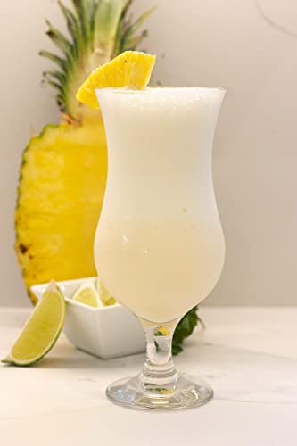 Epure Venezia Collection 12 Piece Hurricane Glass Set - Perfect For Drinking Pina Coladas, Cocktails, Full-Bodied Beer, Juice, And Water (Pina Colada (15.5 Oz)) #TOP4