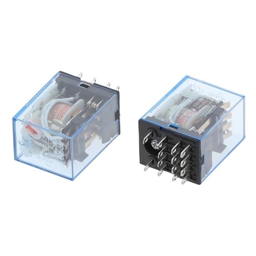 Mini relé electromagnético AC 110V MY4NJ con 14 pines para control industrial 3