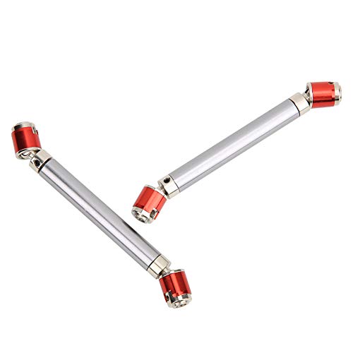 Famkit 2Pcs Metal Center Drive Shafts Fit Drive Shaft Transmission Shafts Off-Road Tamiya Model Rock Crawlers Car Upgrade #TOP2