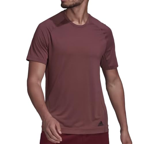 Image of adidas Men M Yoga TEE Polyester Training T-Shirts | RD190