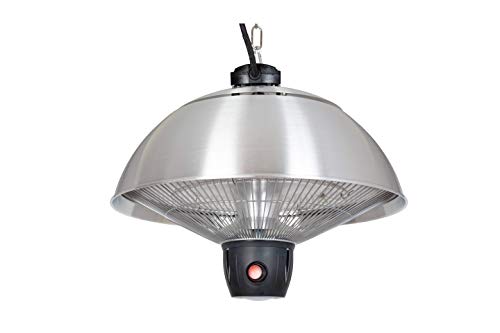 La Hacienda Hanging Mushroom Heater Silver 69564