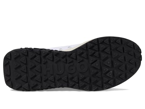 Image of HUGO Mens Running Style Mix Material Sneakers