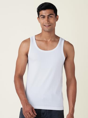 Image of DAMENSCH Anti-Bacterial Anti Odour Soft Pinstripe Cotton Vest