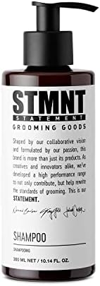 STMNT Grooming Goods Shampoo, 10.1 oz | SLS/SLES Sulfates Free | Activated Charcoal & Menthol | Removes Build Up | Fuller Feeling Hair