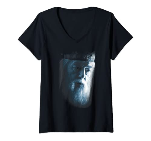 Harry Potter Dumbledore Face Camiseta Cuello V