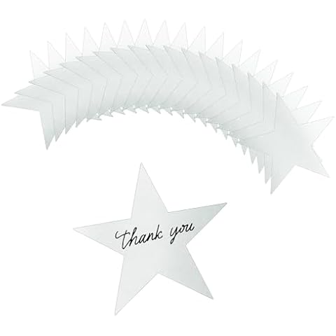 Cutiland Glitter Gold Star Cutouts, 24 Pcs Cover